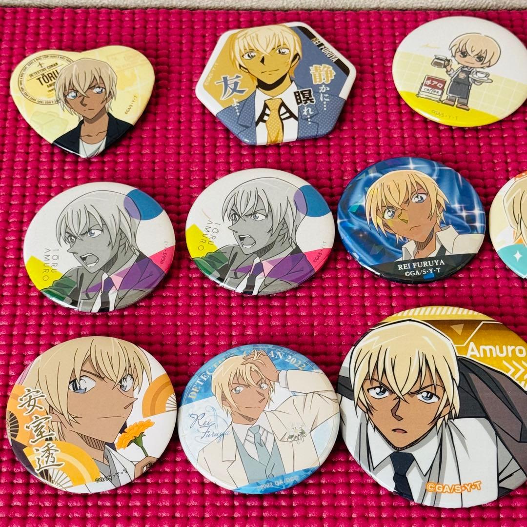 まとめ 名探偵コナン 安室透 バーボン 降谷零 缶バッジ セット -