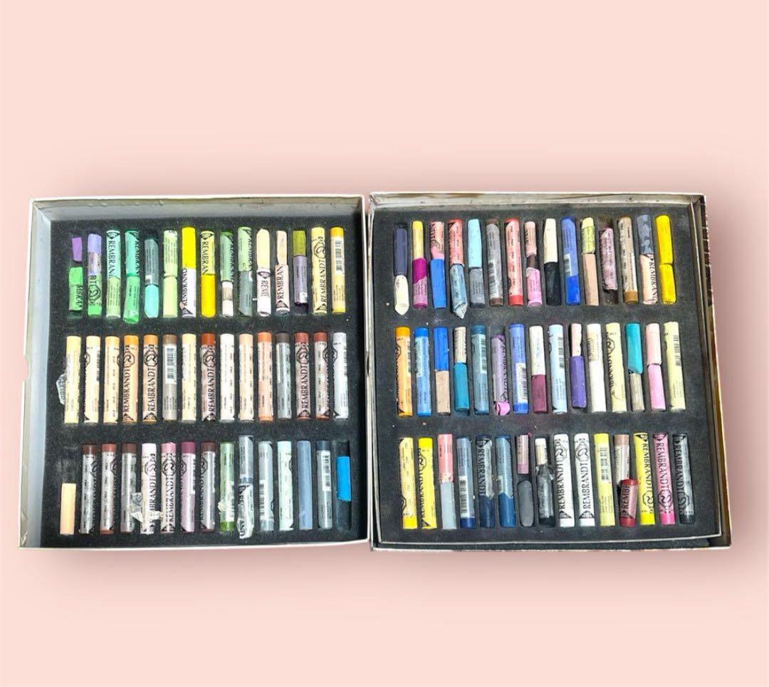 REMBRANDT レンブラント ソフトパステル 90色セット 使用品