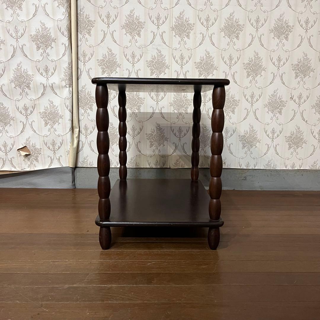 アンティーク花台猫脚飾り棚ヴィンテージ古道具古民家カフェ