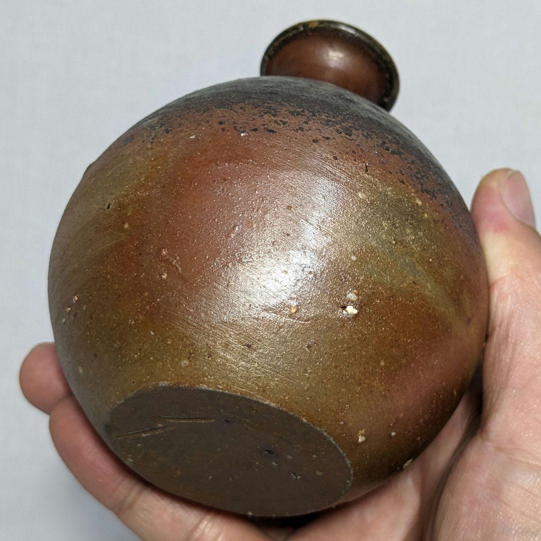 岡山県重要無形文化財 伊勢崎満 備前焼 徳利 共箱共布 酒器 食器