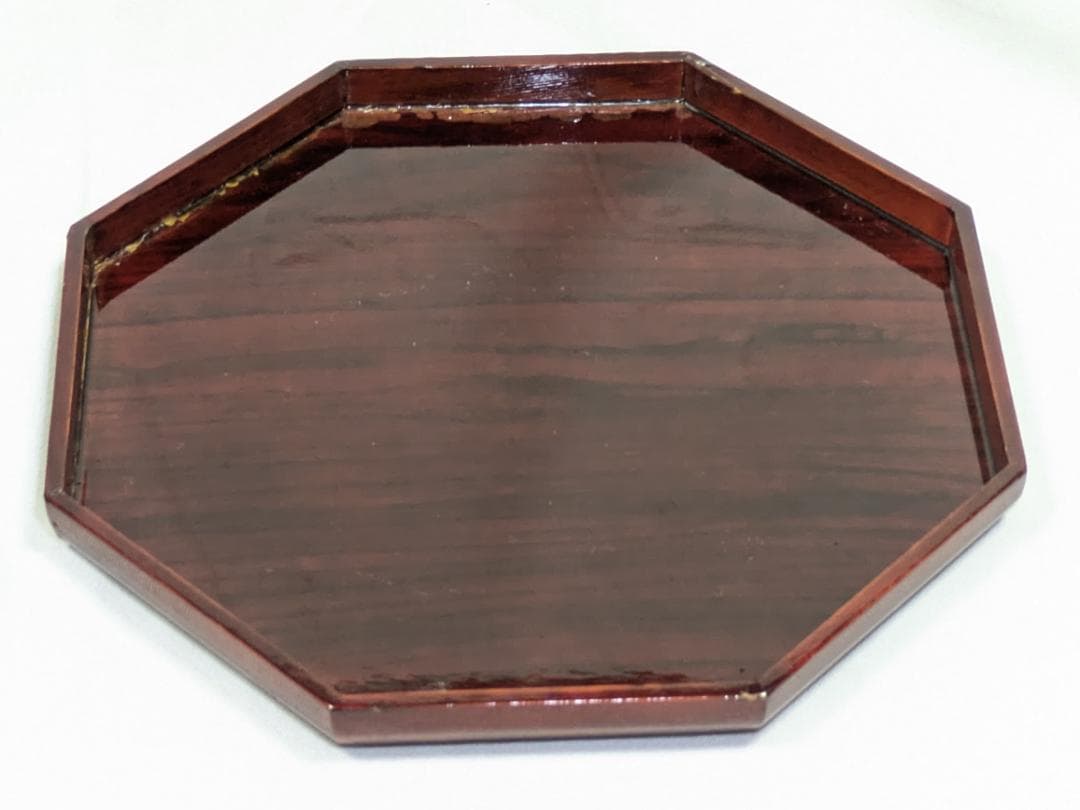 八角木製九節板(クジョルパン) 螺鈿漆器 貝細工 お節正月 縁起物 韓国