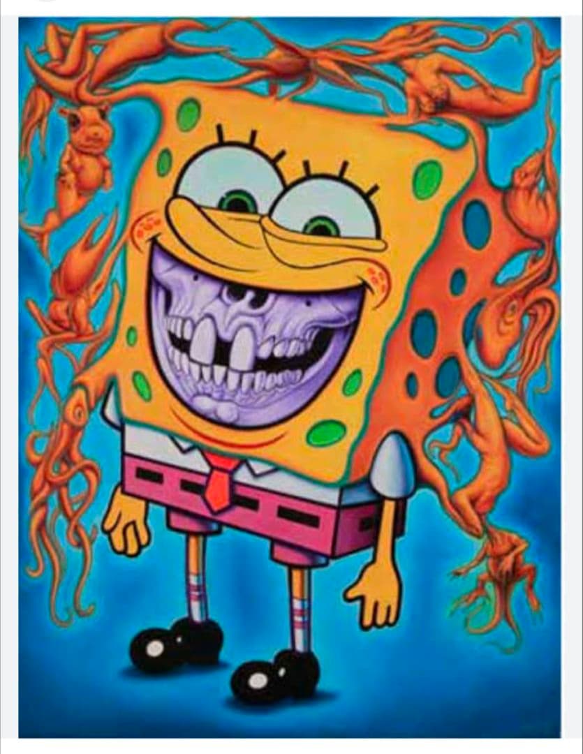 ロンイングリッシュ Ron English スポンジボブ パトリック レア