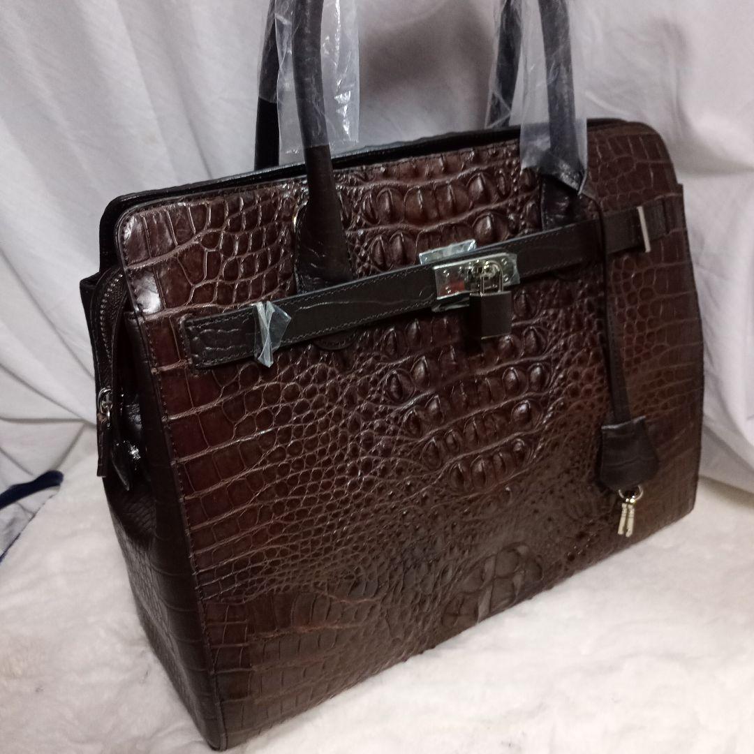 【新品未使用】RODANIA ロダニア 2WAY ハンドバッグ クロコダイル