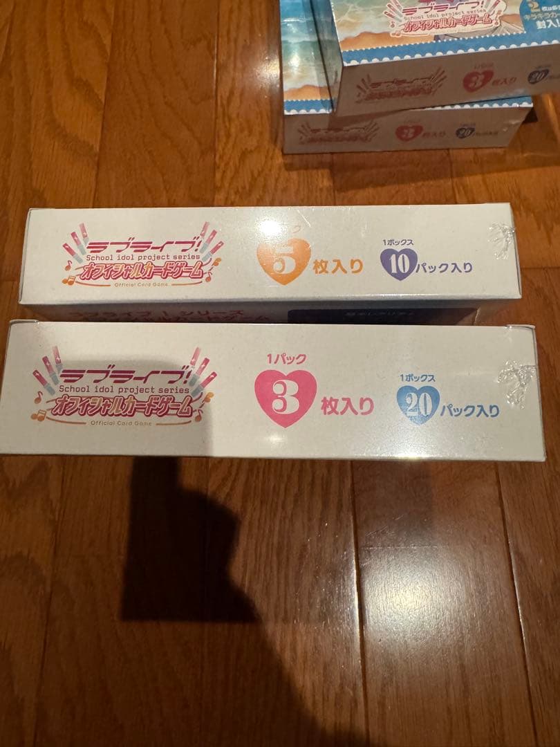 4BOXセット シュリンク付き ラブライブカードゲーム ラブライブ！