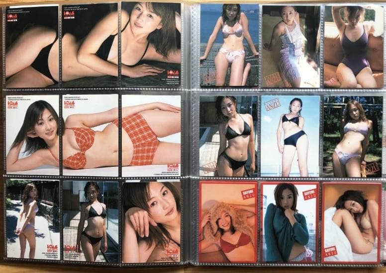 杏さゆりBOMB ボム 2004 ANZU 他…90種類セット…クリアファイル付