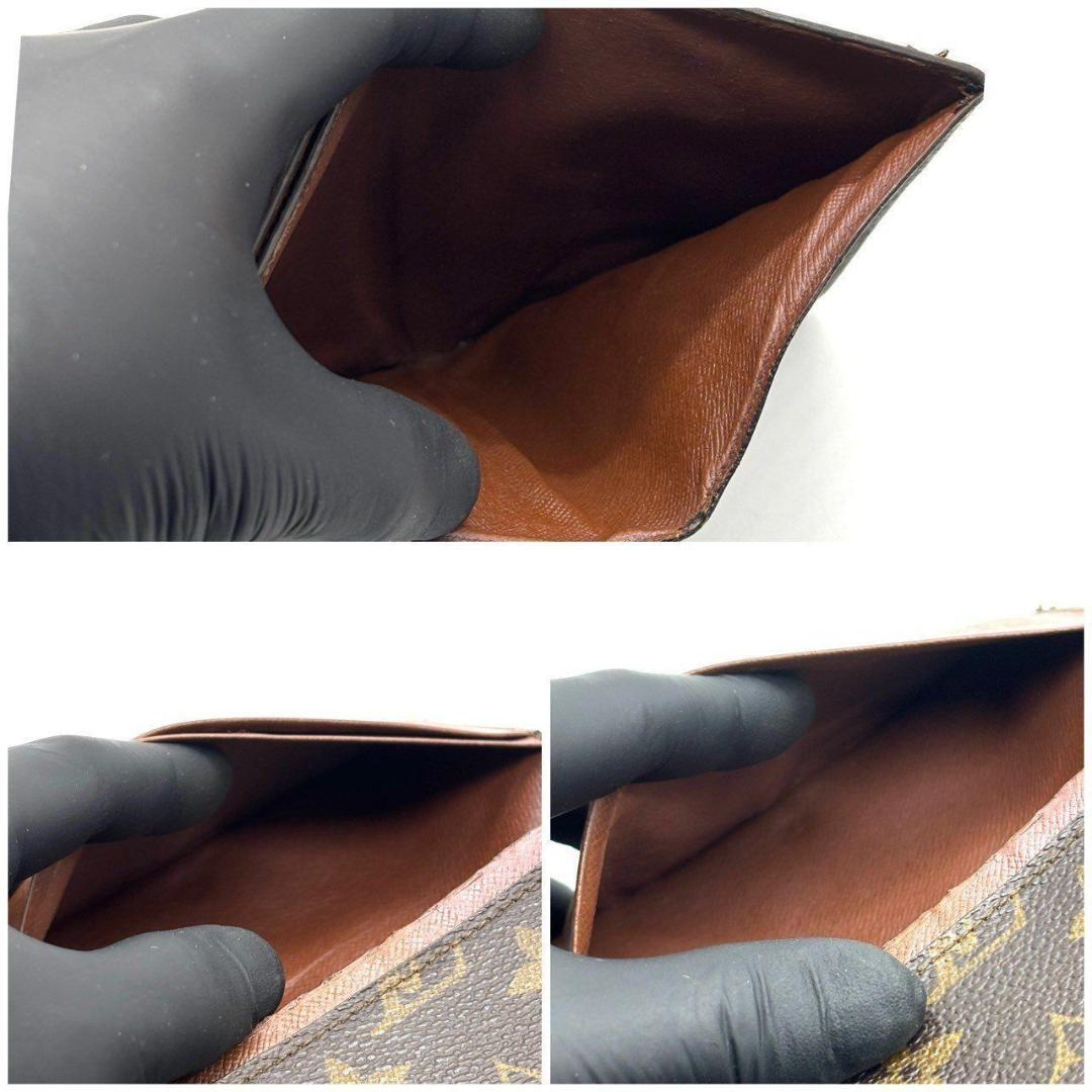 a*9様 ルイヴィトン　二つ折り財布 モノグラム ポルトモネビエ トレゾール　ブ