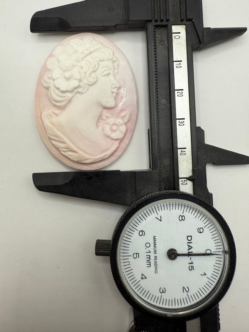 ピンクシェル カメオ （大） 18.02g