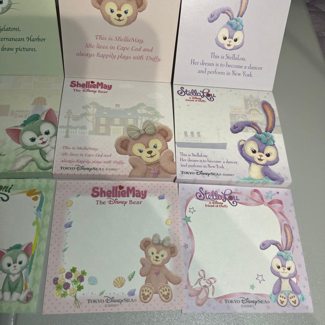 在庫少】東京ディズニーシー ダッフィー＆フレンズ メモセット メモ帳