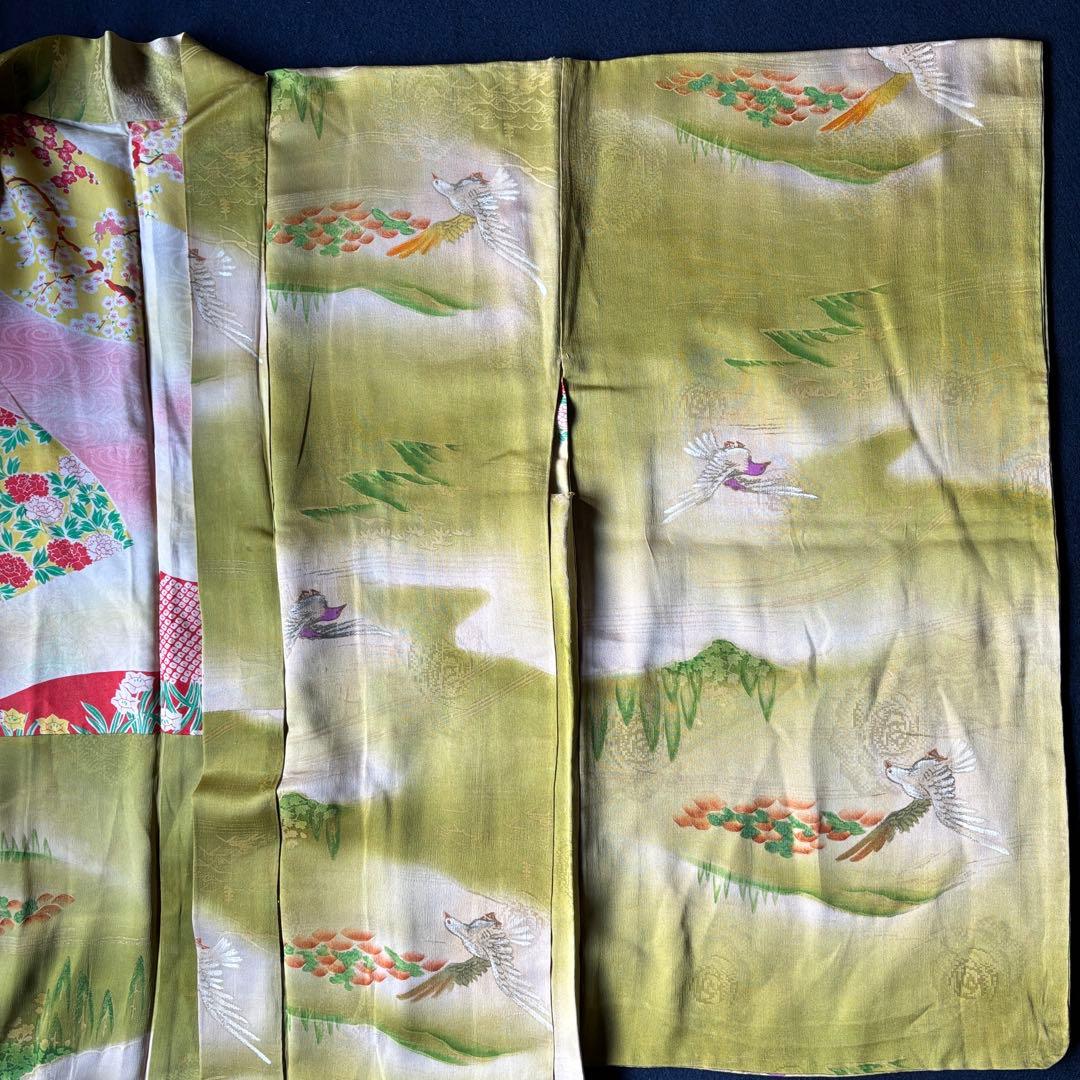 2614 アンティーク着物2枚・羽織1枚おまとめ売り 材料正絹 - メルカリ