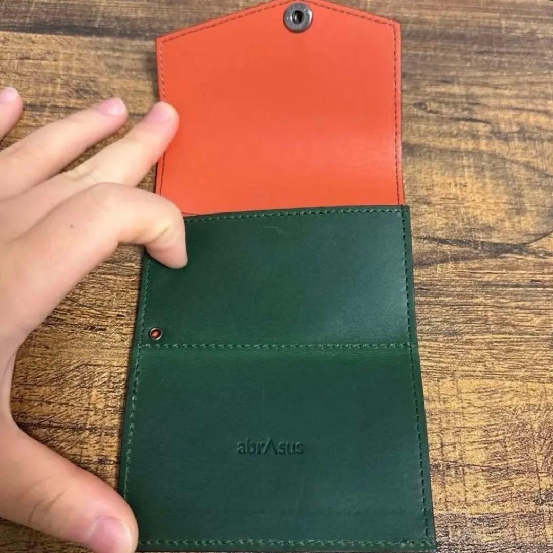 abrAsus 小さい財布　ブラウン