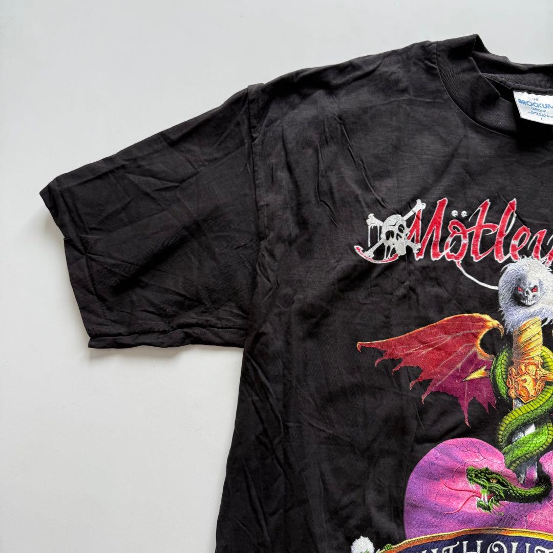 モトリー・クルー 90s ヴィンテージ 両面プリント バンドTシャツ C433