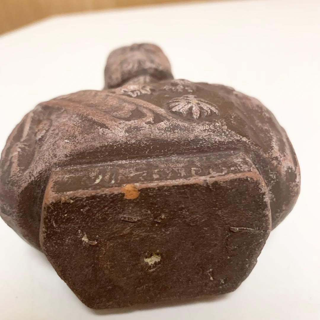 ☆匿名配送 軍人 胸像 レトロインテリア ブラウン ヴィンテージ