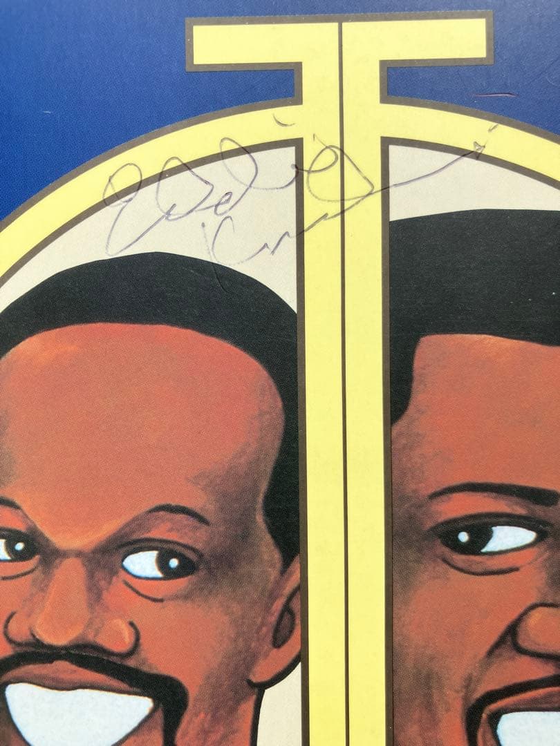 元テンプテーションズのケンドリックスとエドワーズ直筆サイン入りパンフレット