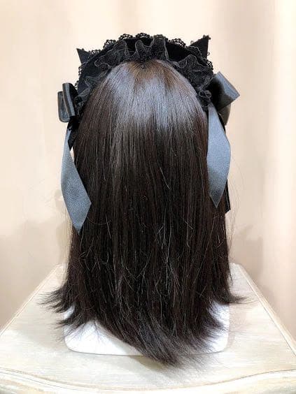CAT EAR MINI BONNET / MAJOH
