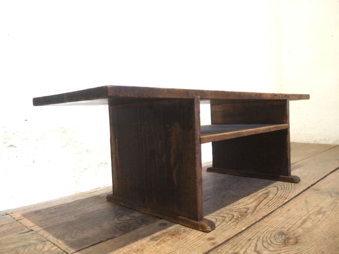 1293 ヴィンテージ レトロな文机 ローテーブル 展示台 古家具 古道具