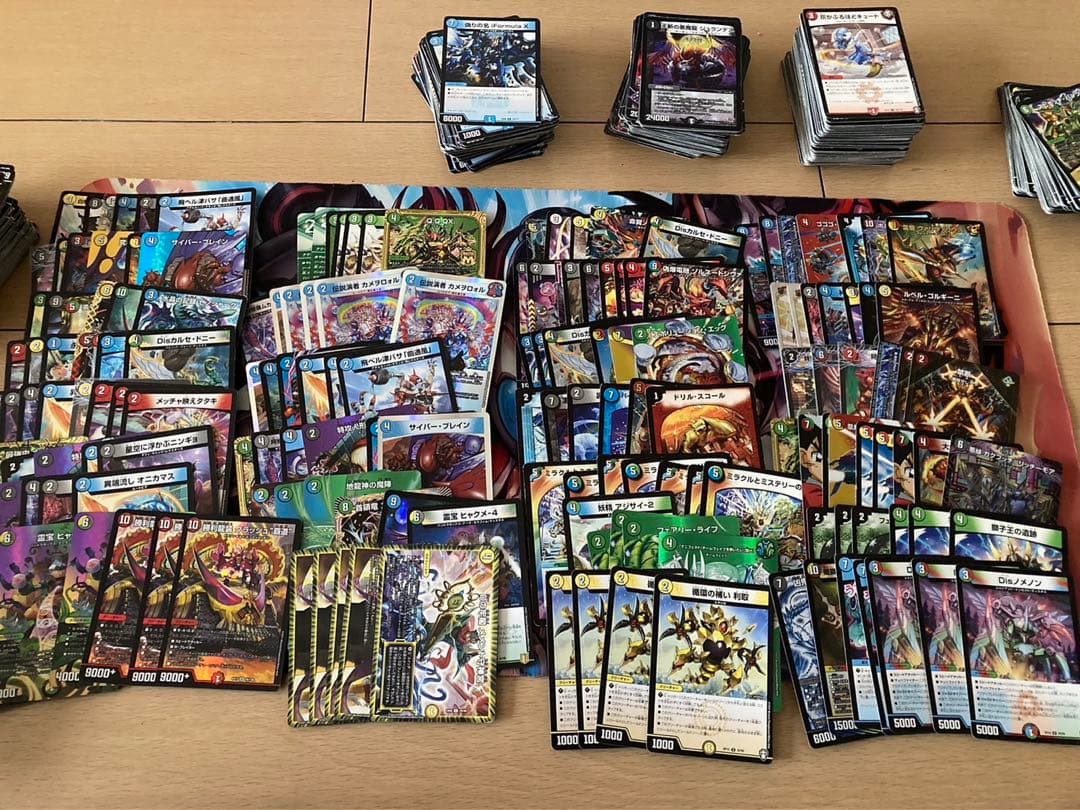 デュエルマスターズ 引退ネタデッキ8個 汎用性カード、スリーブ