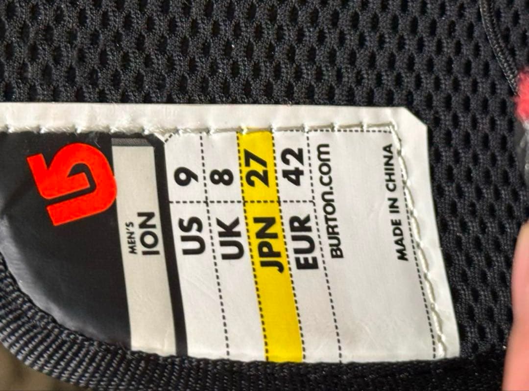 バートンブーツ　ION 27cm