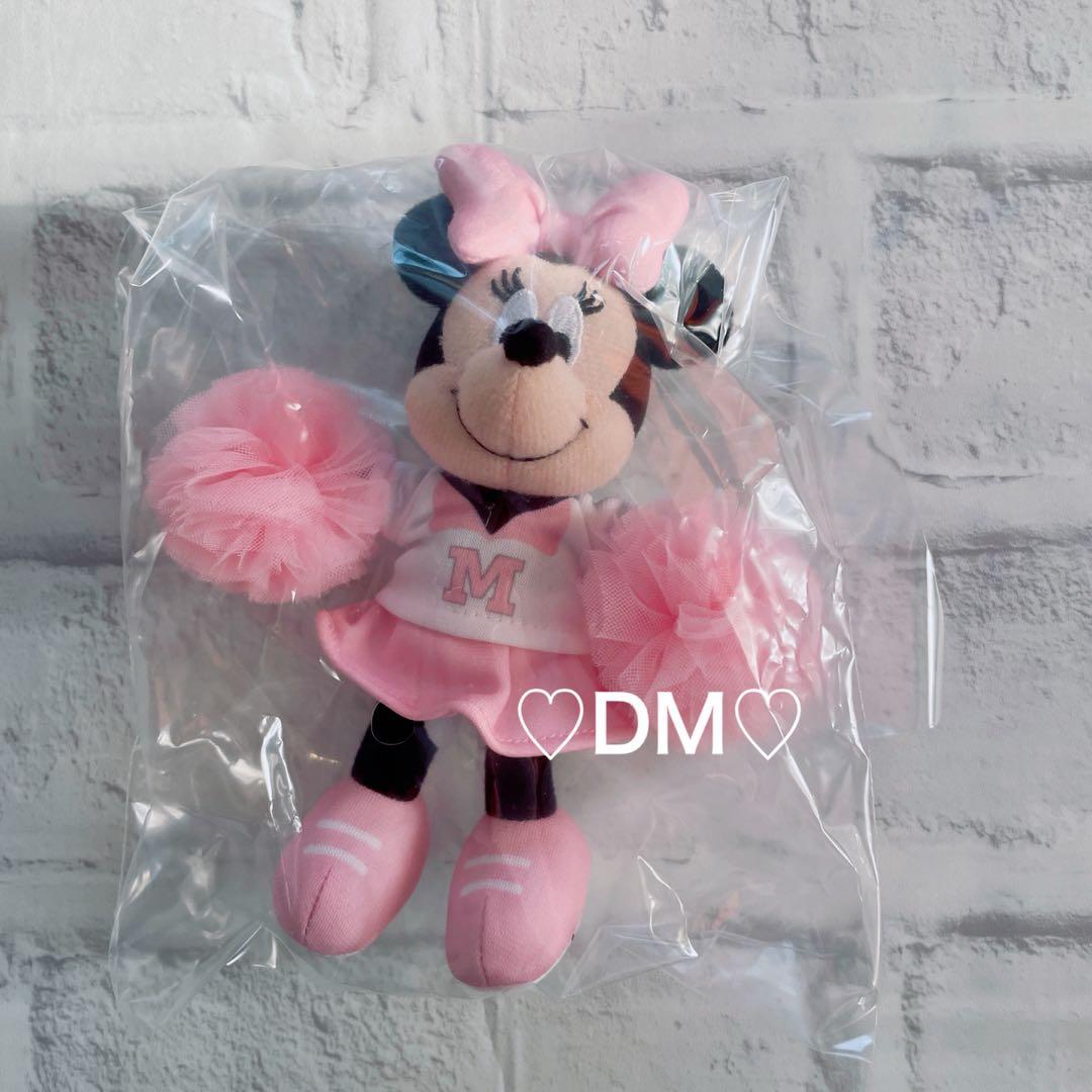 ディズニー Cheer Together ぬいぐるみチャーム ミニー ピンク - メルカリ