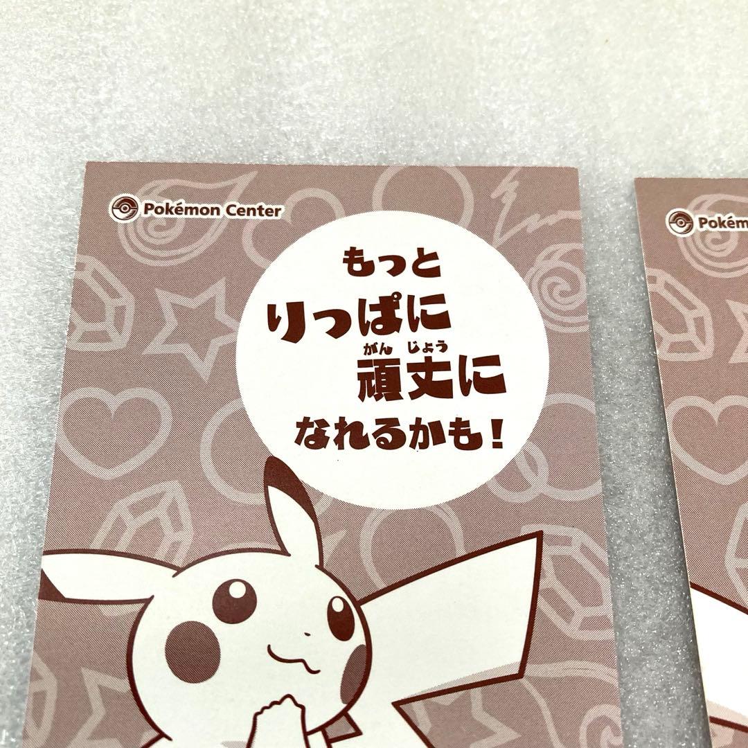 ポケモンセンター ポンチョを着たピカチュウ 名刺カード メガルカリオ