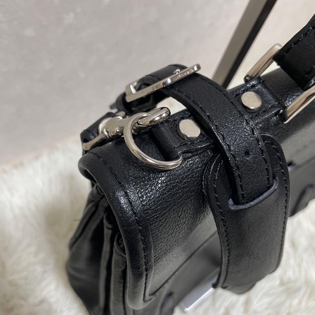 極美 青木鞄 NEVADA ラガード ミニダレスバッグ　2way レア ブラック