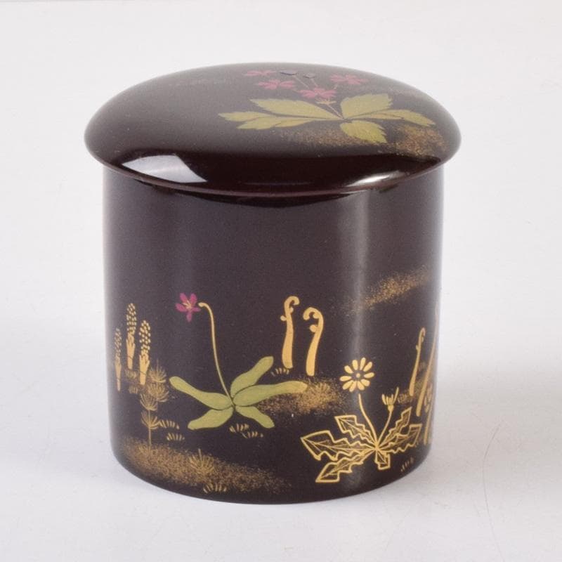 茶道具 輪島塗 元岡清斉作 春草蒔絵 金輪寺棗 共箱 V 7203 - メルカリ