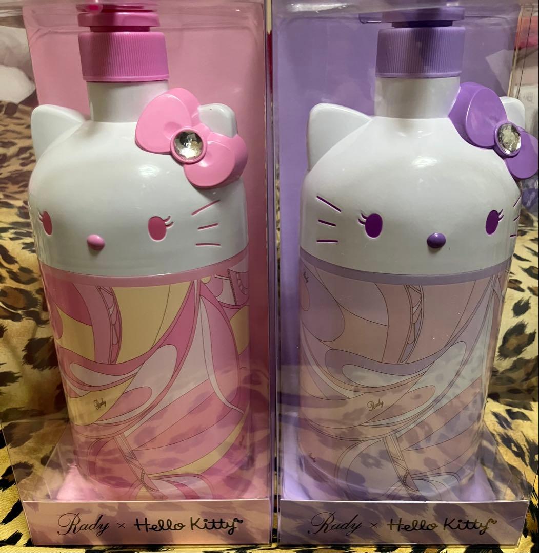 Rady×HELLO KITTY シャンプーボトル 2点セット Rady でかき ハロー