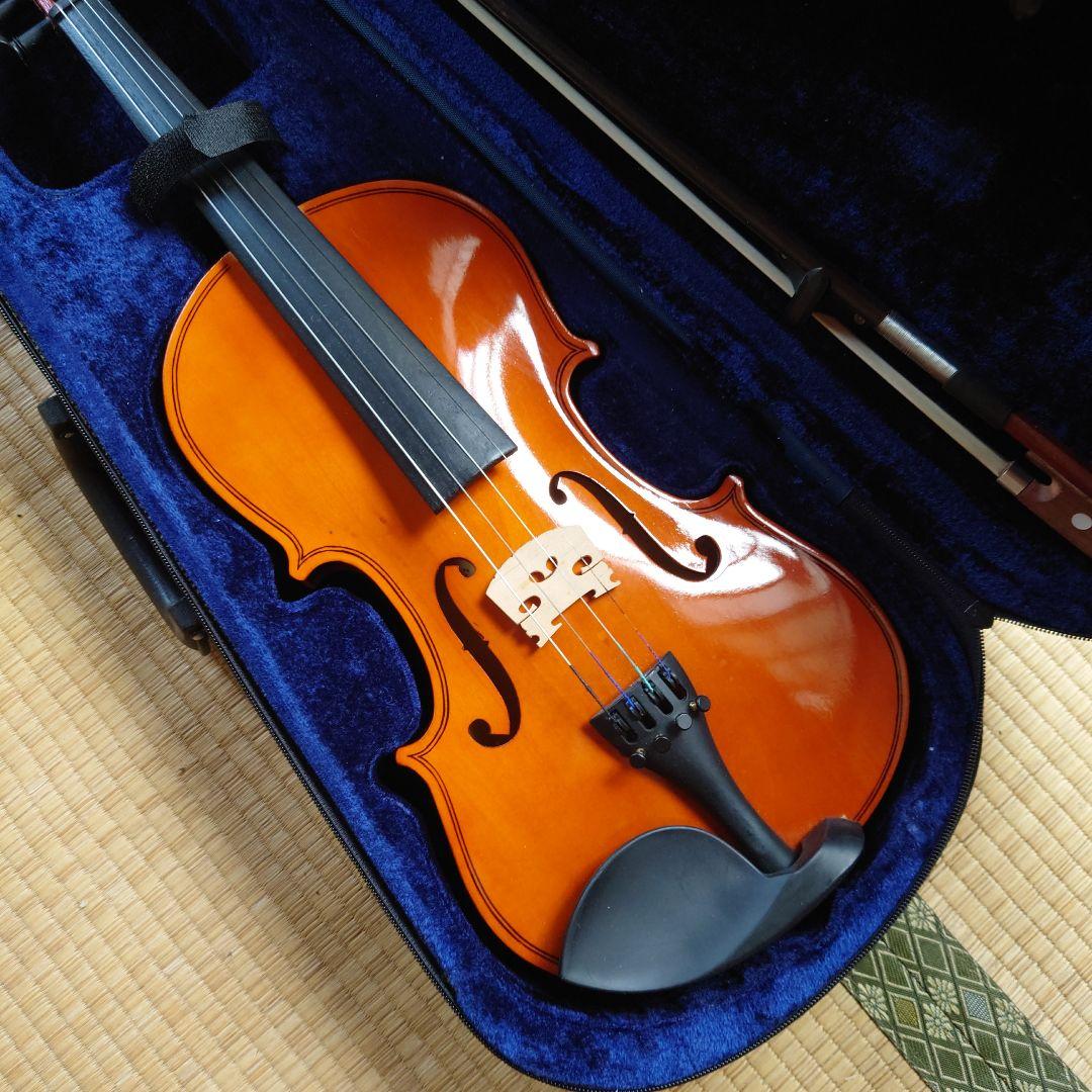 ◇ ノーブランド ヴァイオリン 4/4 ケース・弓付きの 3点セット