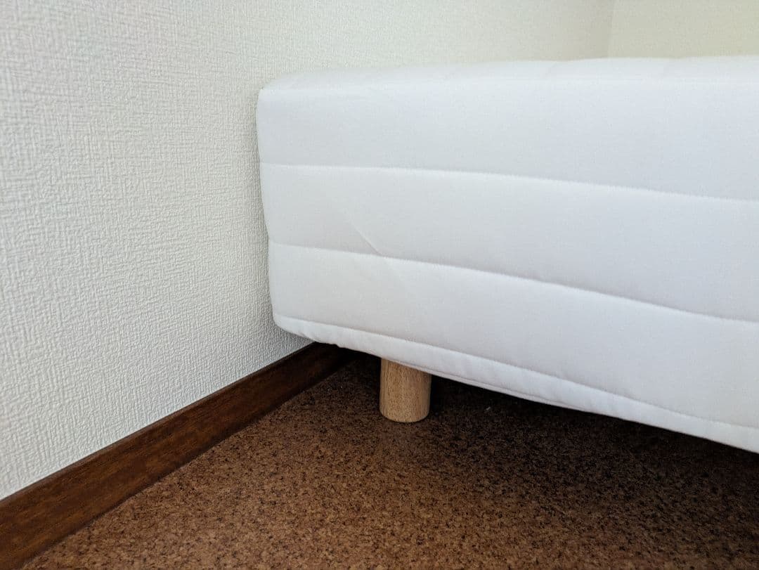 無印良品 脚付きマットレス セミダブル ポケットコイル ベッド MUJI