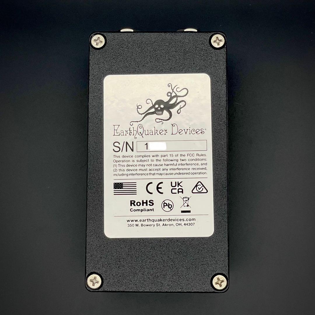 【復刻版】EarthQuaker Devices / Black Ash