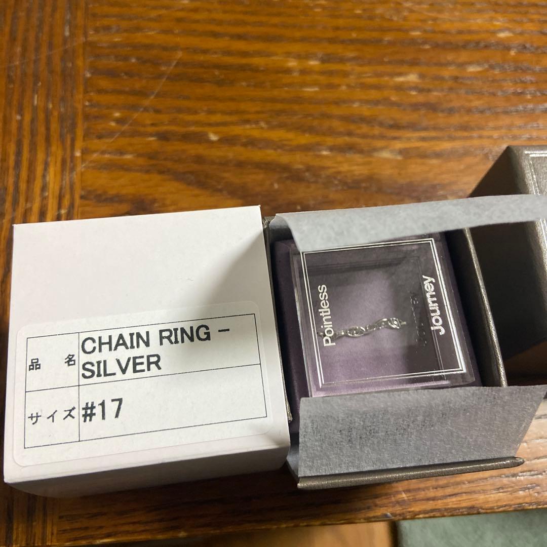 アクセサリー pointlessjourney CHAIN RING - SILVER 17