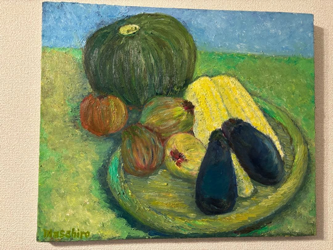 野菜と果物の静物画