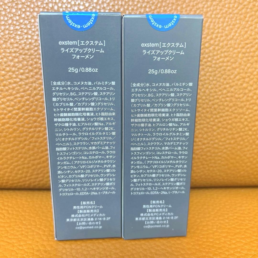 エクステム ライズアップクリームフォーメン 25g x2個セット 匿名発送