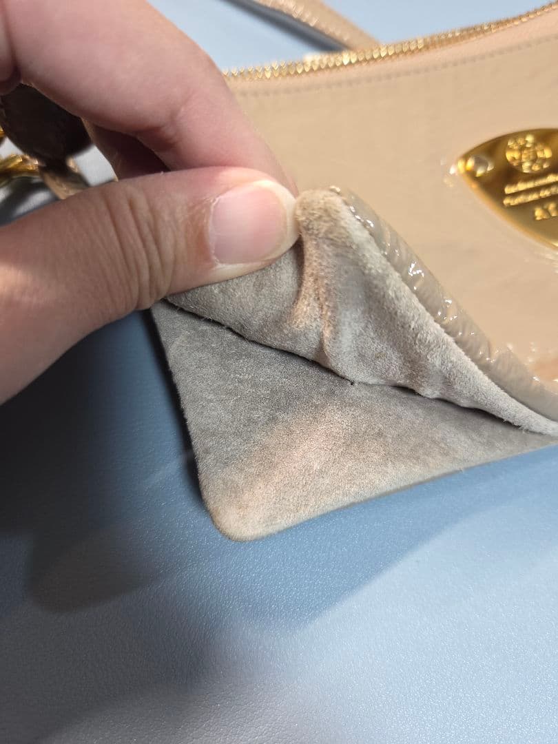 アタオ ブーブー お財布ポシェット グレージュ 持ち手つき ATAO