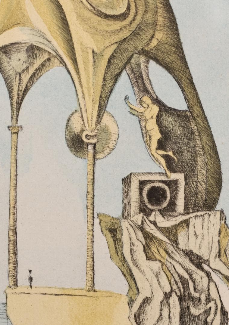 サルバドール・ダリ 「 私の裸の妻 」 リトグラフ 217/295 署名 - メルカリ