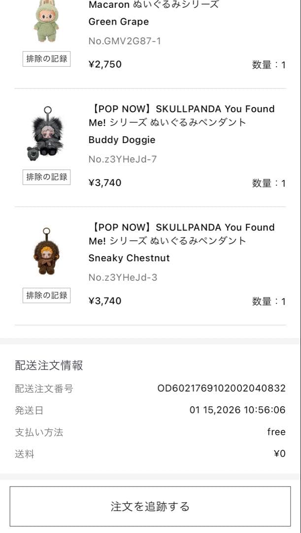 ピピ SKULLPANDA スカルパンダ You Found Me【新品】