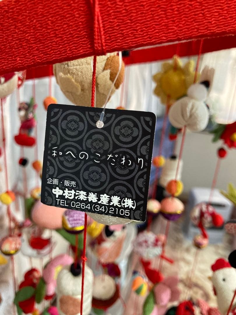 超豪華版　吊るし飾り　ちりめん細工　吊るし雛　お雛様　約100cm