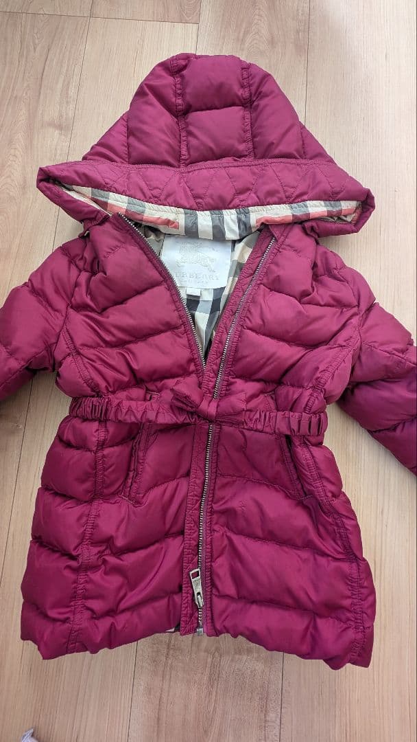 ガジュマル＊BURBERRY CHILDREN フード付きダウンコート