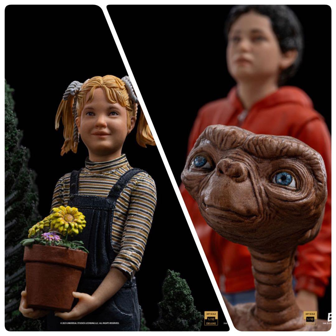 【最終値下げ】『E.T.』1/10 E.T.＆エリオット＆ガーティ