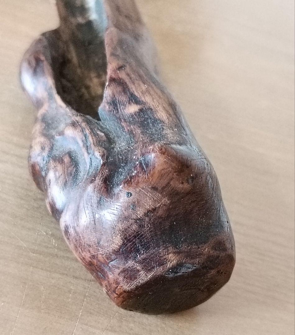 【提物】煙管 煙草入れ 煙草入れ 骨董 喫煙具 時代物　木製提物