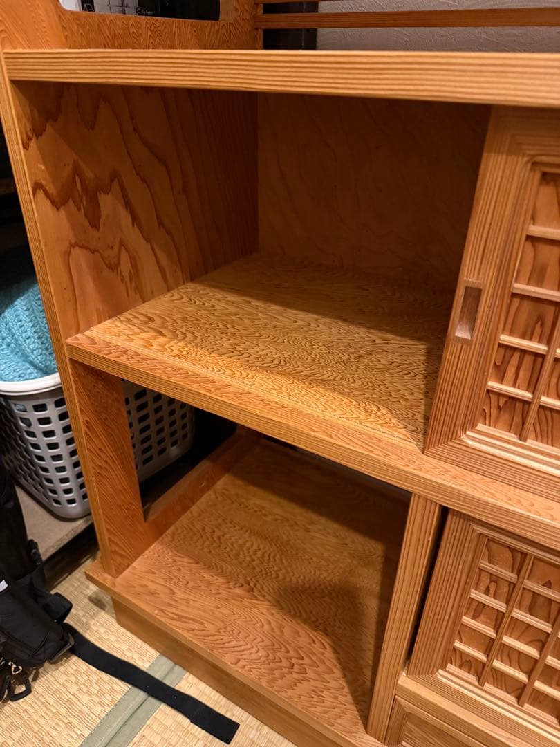 超美品⭐︎民芸飾棚 屋久杉 八重衣 九州大川産