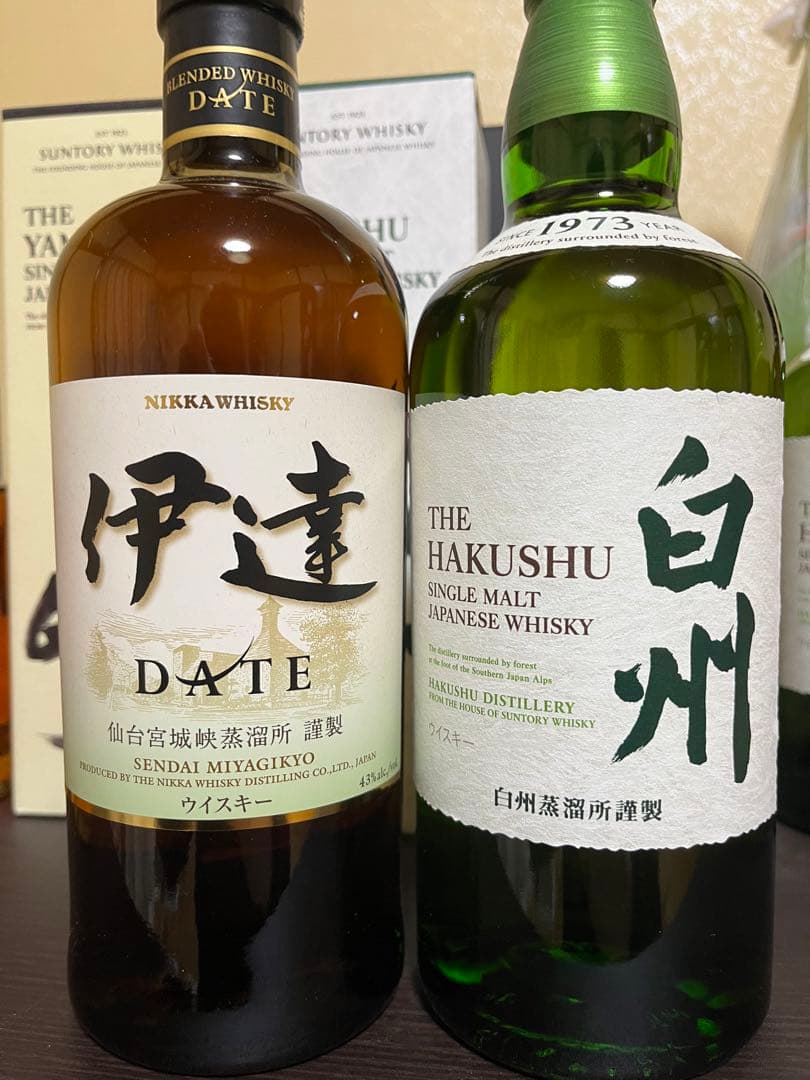 ニッカ伊達・サントリー白州飲みくらべ