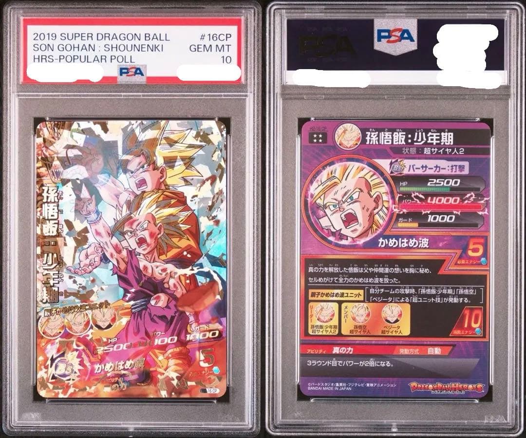 PSA10 孫悟飯 [H2-16 CP] 世界44枚