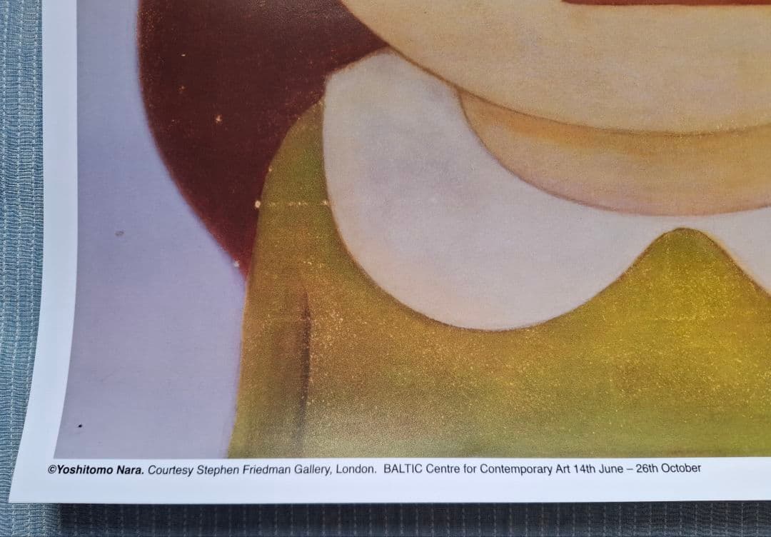 奈良美智2枚組ポスター 『Eyes Open & Eyes Closed』