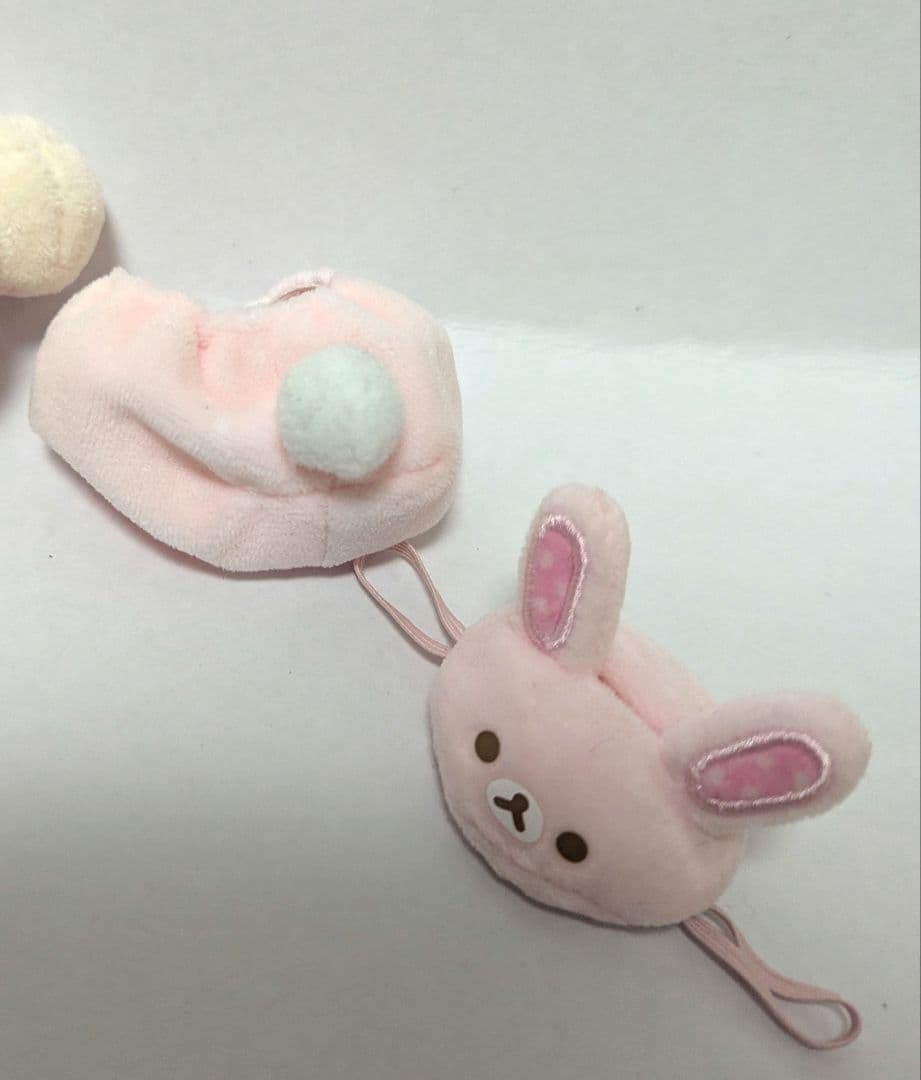 平成レトロ　コリラックマ 　ぬいぐるみマスコットキーホルダー 　うさぎ