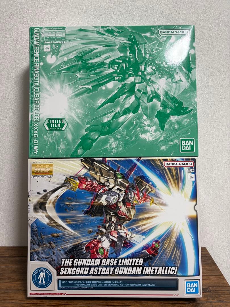 MG 戦国アストレイガンダム ＆ ガンダムフェニーチェリナーシタ クリア