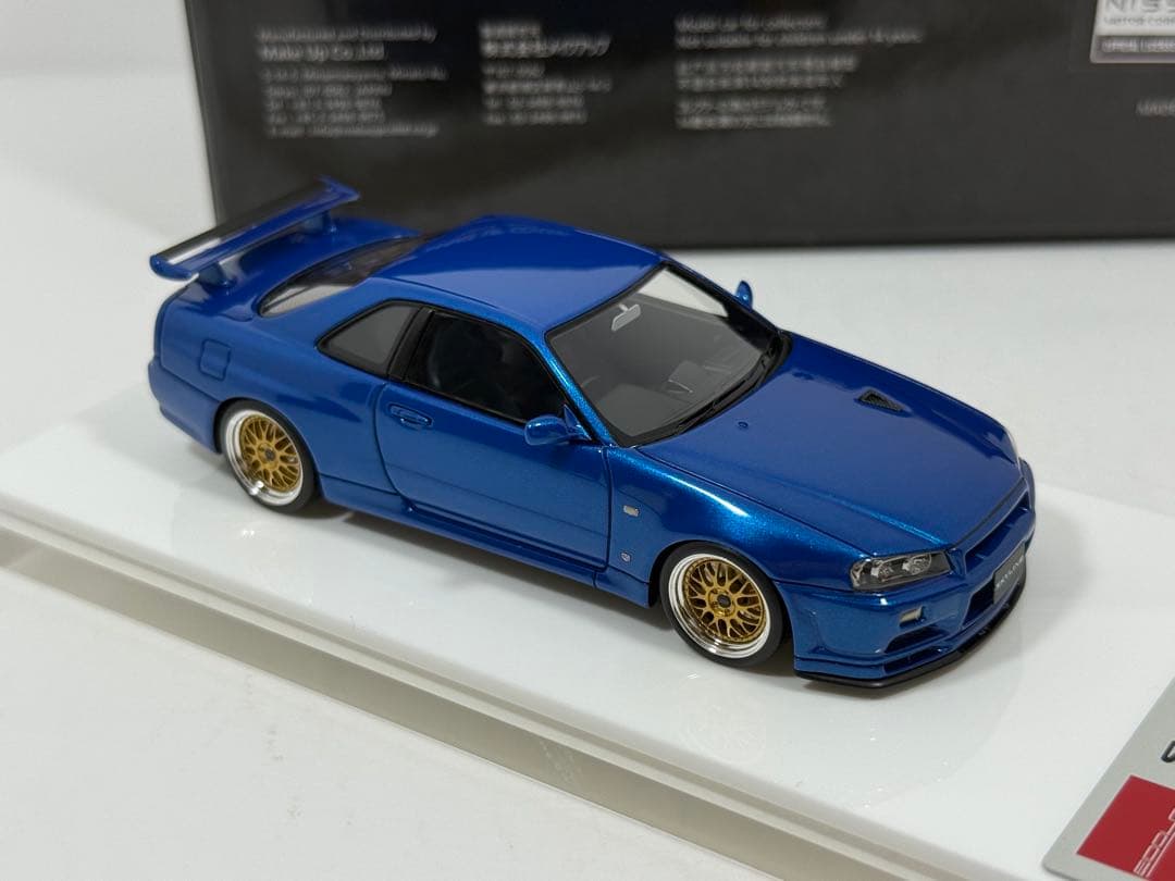 1/43 スカイライン GT-R BNR34 V-spec II BBS LM