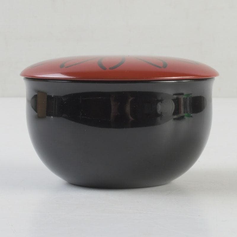 茶道具 輪島塗 岡本陽斉作 螺鈿装飾 春秋棗 共箱 V 9249