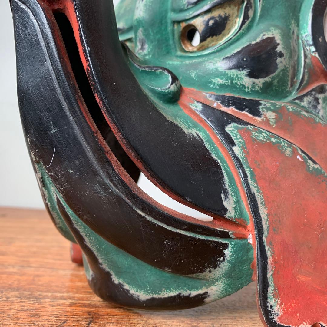 迦楼羅 乾漆 能面 レプリカ 烏天狗 カラス 酉 - メルカリ