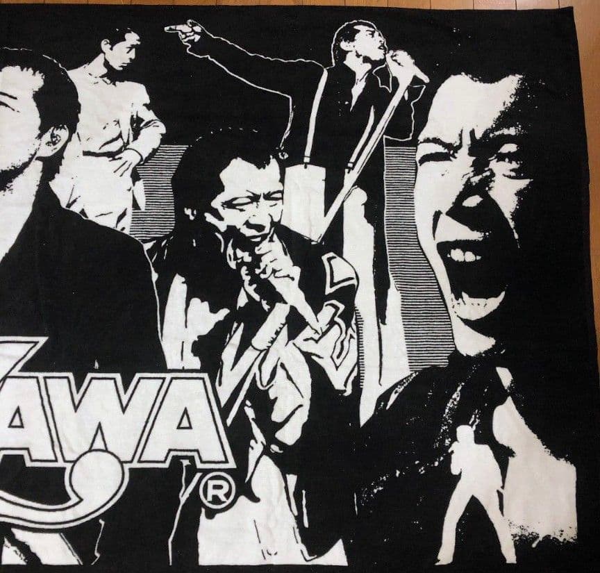 ☆矢沢永吉~超ウルトラスペシャル希少ビーチタオルシルエット☆ - メルカリ