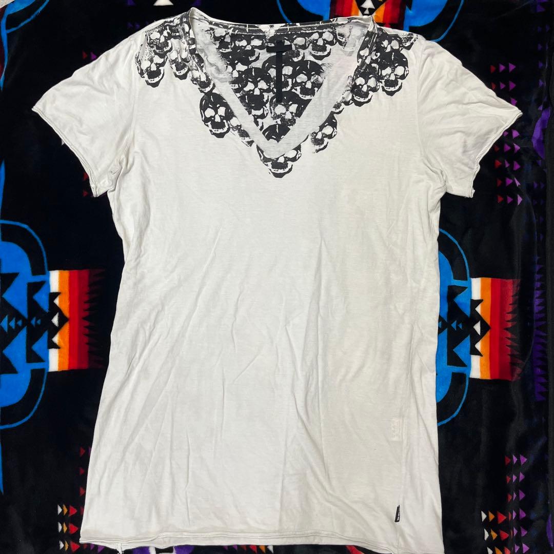 00s Archive L.G.B. MAYA T-shirt Skull V系